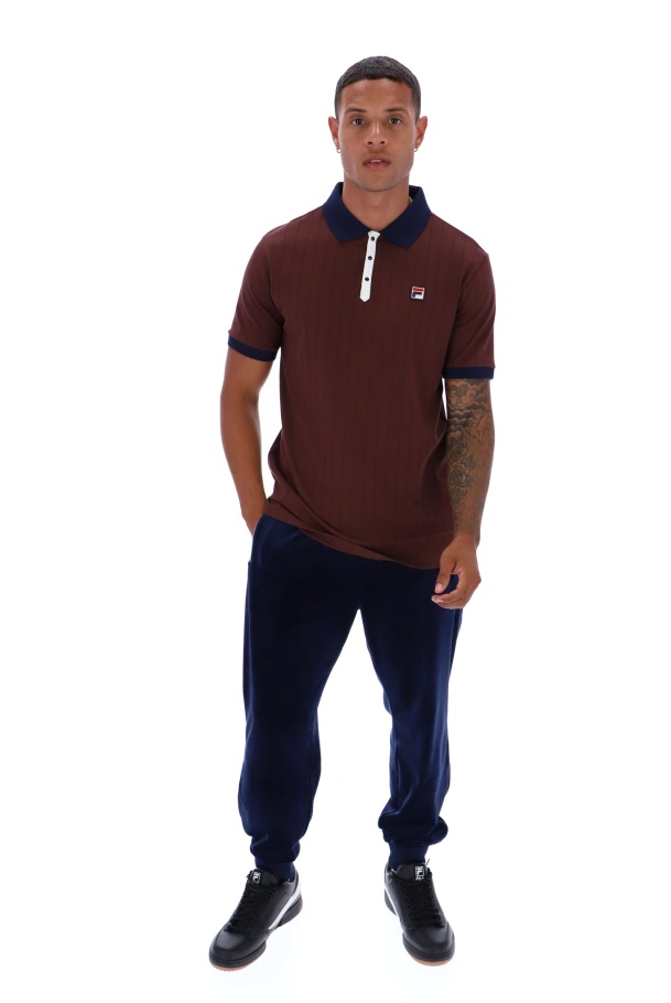 Polo Fashion Listrado Vintage Clássico Fila Bb1