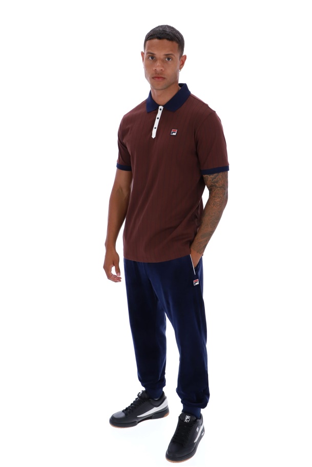 Polo Fashion Listrado Vintage Clássico Fila Bb1