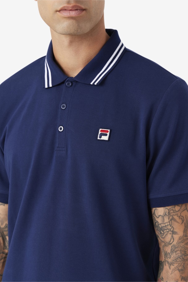 Polo Veado Fila Marinho