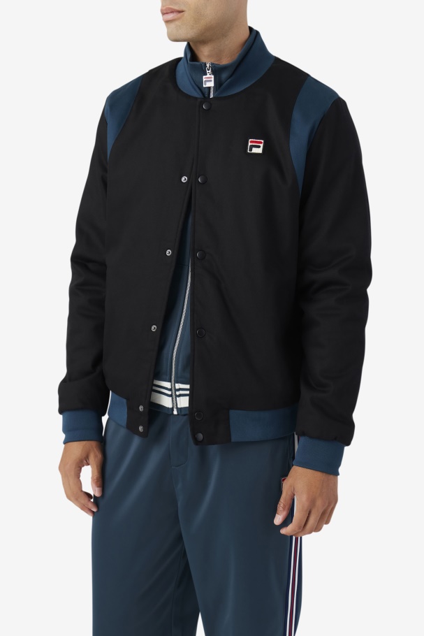Preto/azul Cree Bomber Fila