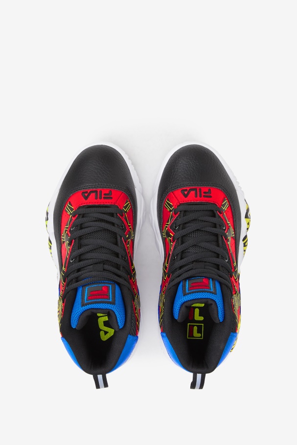 Preto/azul/vermelho Grande Infantil Mb Fila