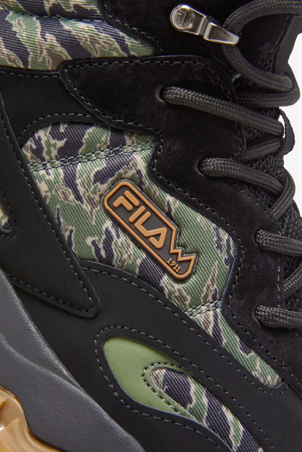 Preto/cebolinha/goma Fila Big Kids\ Ray Tracer Tr 2 Mid