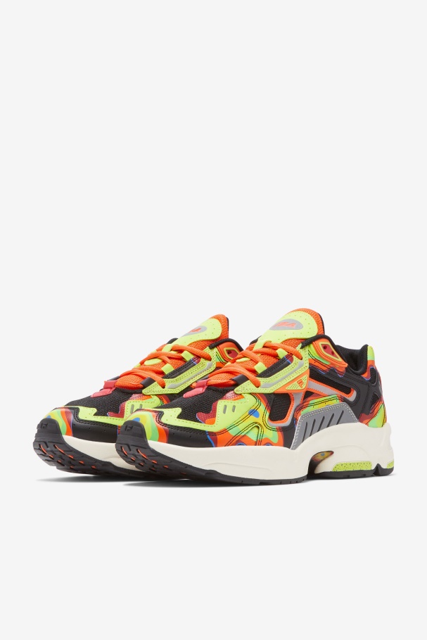 Preto/vermelho Laranja/vermelho Fila Arquivo Masculino Rjv