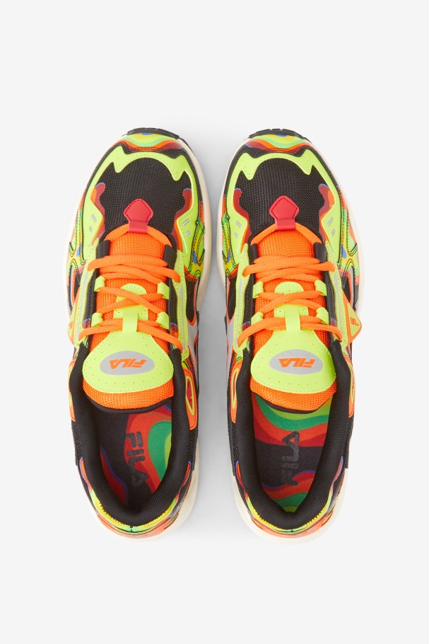 Preto/vermelho Laranja/vermelho Fila Arquivo Masculino Rjv