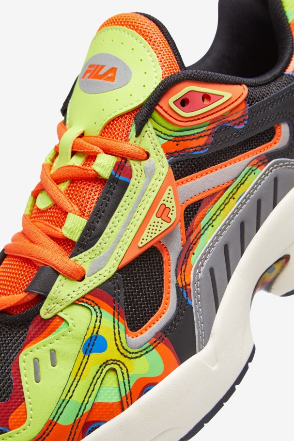 Preto/vermelho Laranja/vermelho Fila Arquivo Masculino Rjv