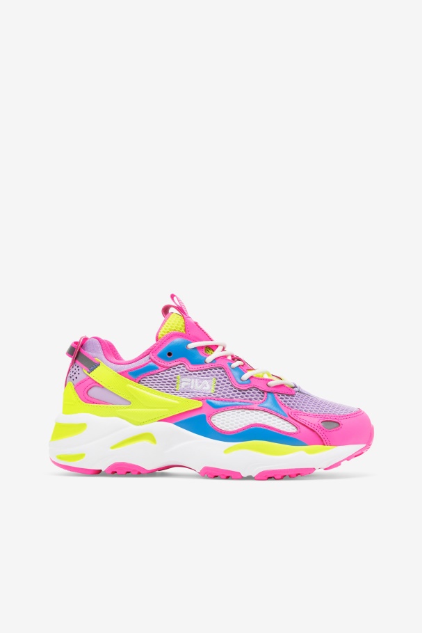 Pétala De Açafrão/rosa/amarelo Rastreador De Raios Femininos Apex Fila
