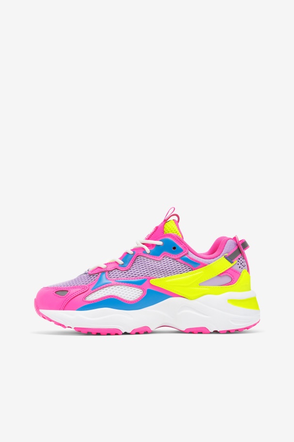 Pétala De Açafrão/rosa/amarelo Rastreador De Raios Femininos Apex Fila