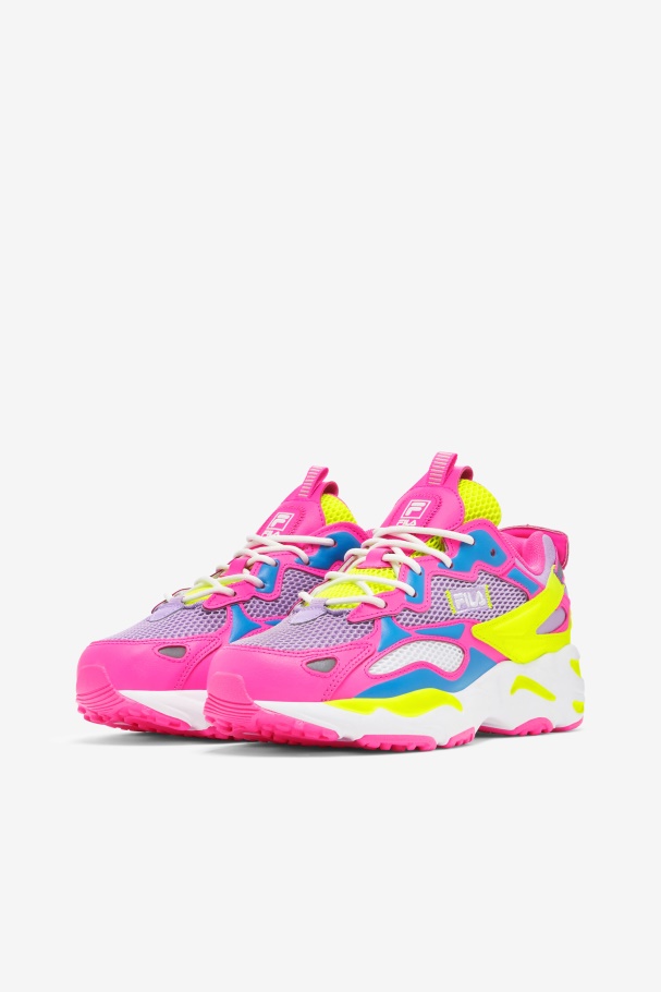 Pétala De Açafrão/rosa/amarelo Rastreador De Raios Femininos Apex Fila