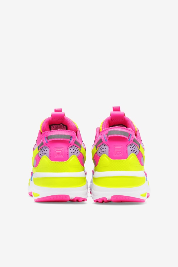 Pétala De Açafrão/rosa/amarelo Rastreador De Raios Femininos Apex Fila