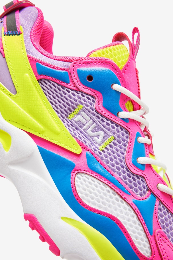 Pétala De Açafrão/rosa/amarelo Rastreador De Raios Femininos Apex Fila
