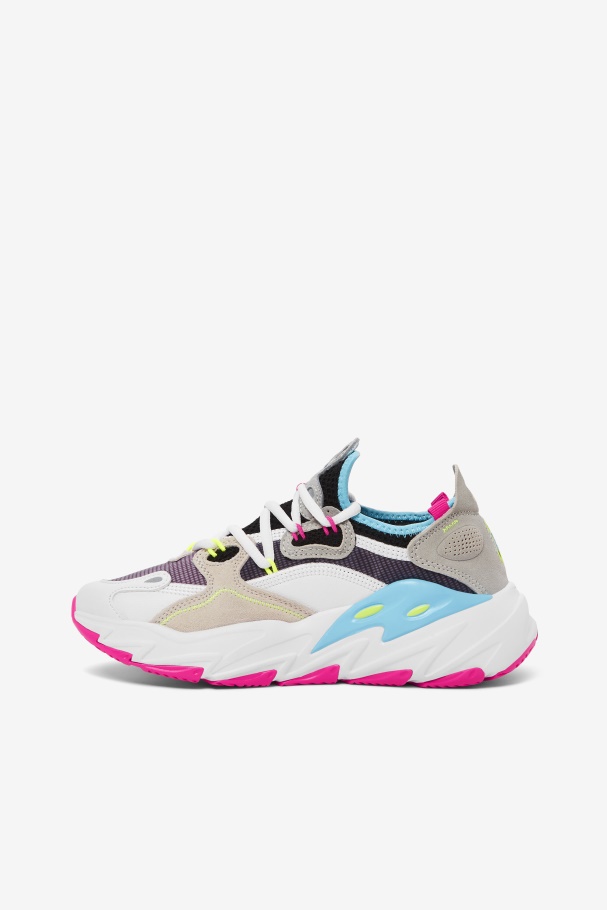 Ray Tracer Feminino Fila Branco/rosa Glo/bluefish Evo 2