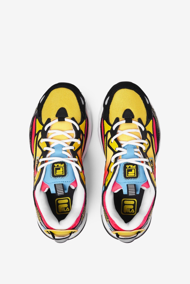 Ray Tracer Infantil Apex Fila Preto/diva Rosa/branco