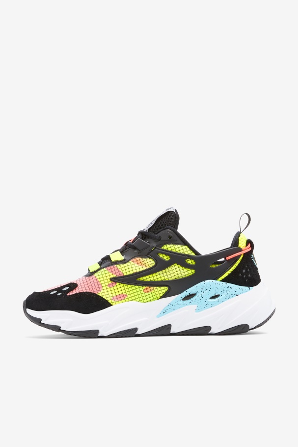 Ray Tracer Masculino Fila Preto/branco/amarelo Evo