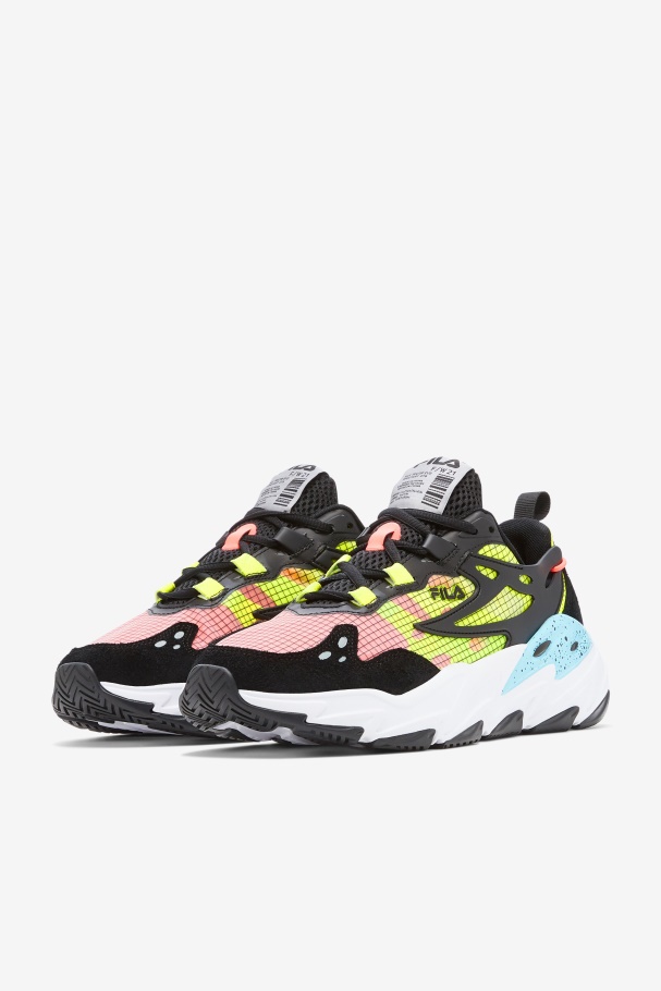 Ray Tracer Masculino Fila Preto/branco/amarelo Evo