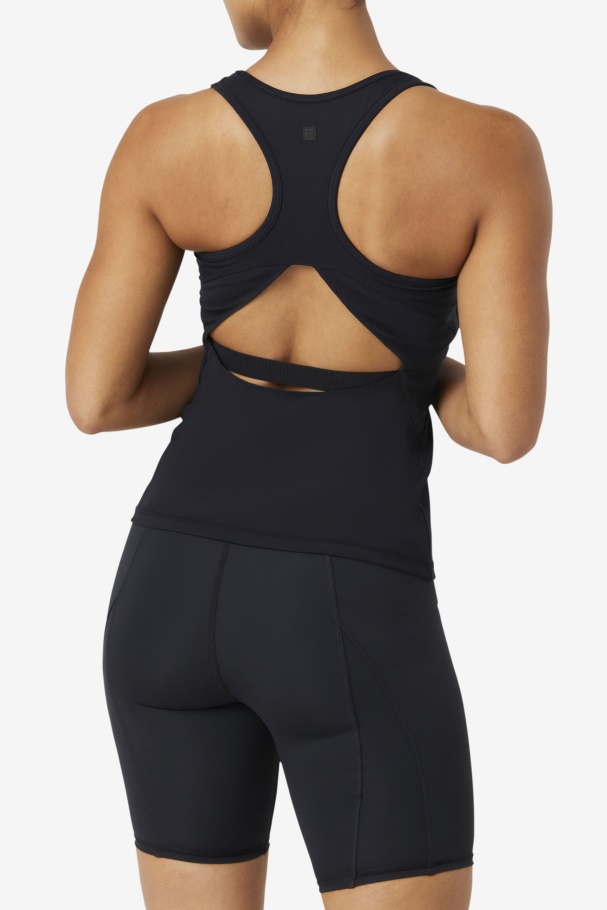 Regata Aberta Nadador Preta Uplift Fila