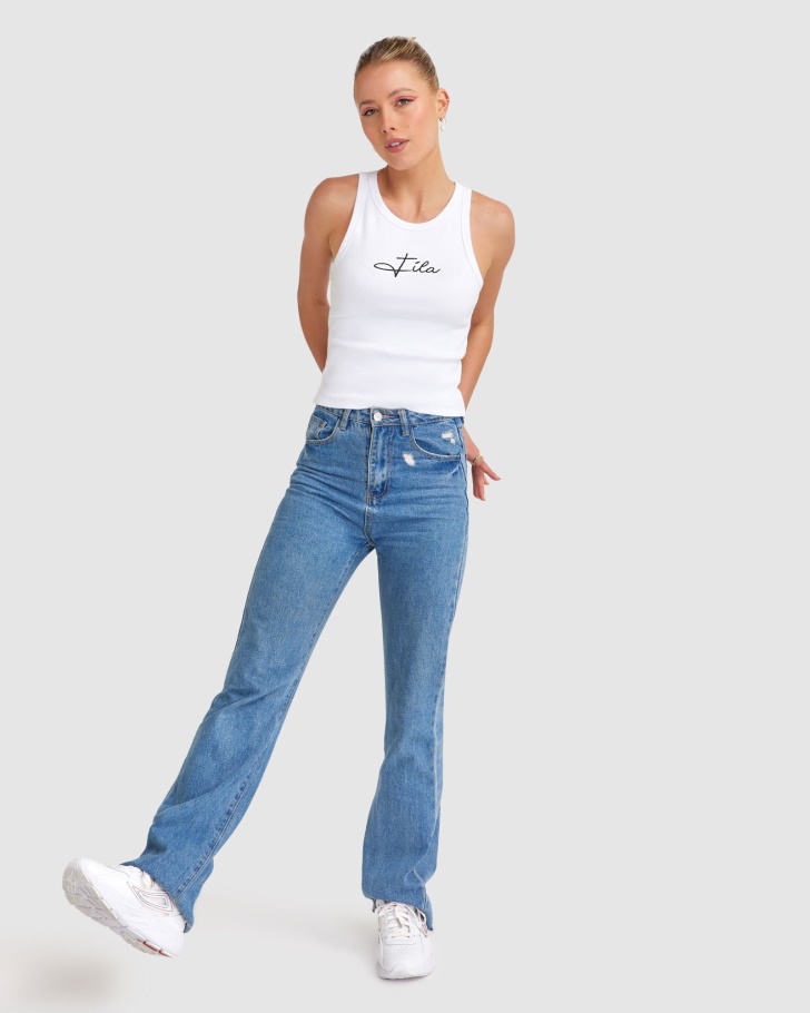 Regata Feminina Cinzia Branca Fila