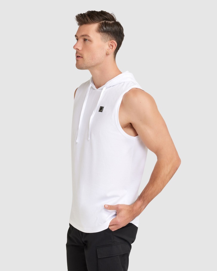 Regata Masculina Com Capuz Blake Branca Fila