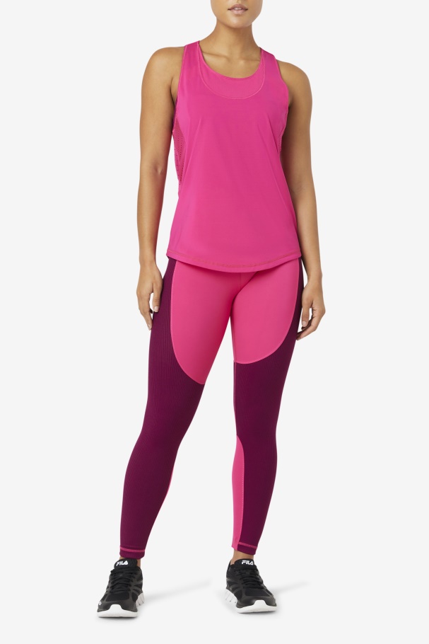 Regata Texturizada Fila Brtpink Uplift Costas Nadador