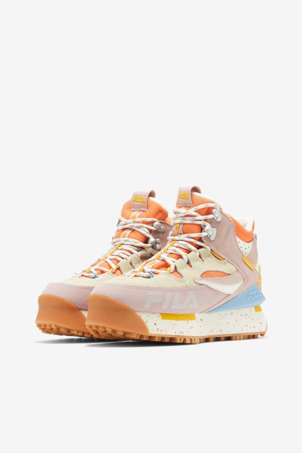 Renno Multi Trekking Feminino Laranja/cinza/branco Fila