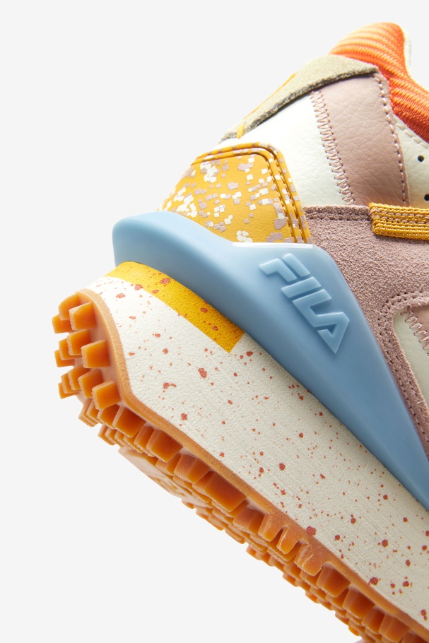 Renno Multi Trekking Feminino Laranja/cinza/branco Fila