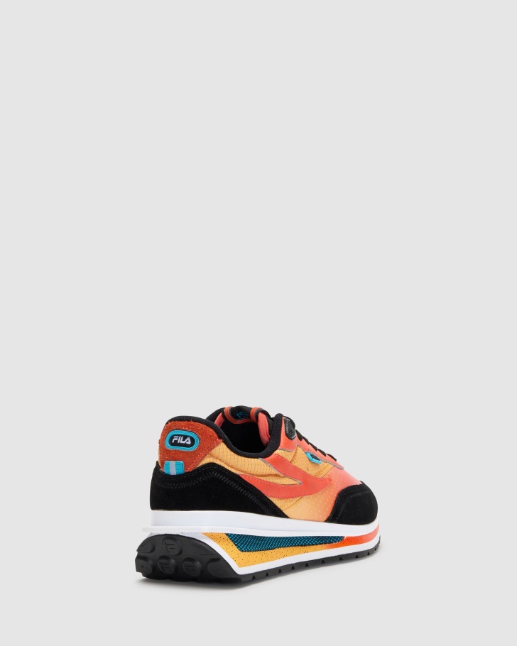 Renno Premium Fila Masculino Preto/mandarim/ambyel