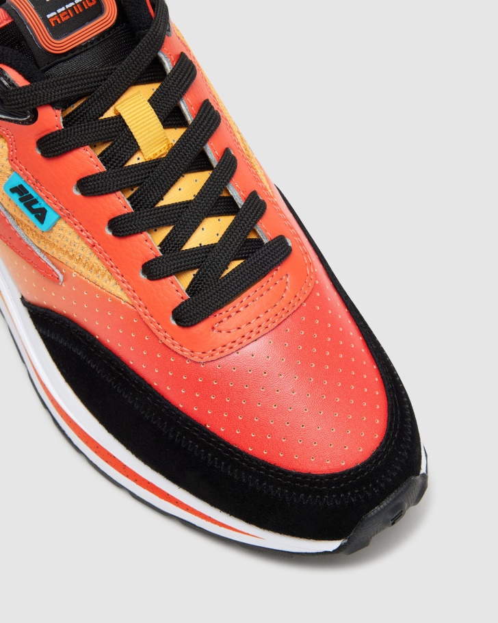 Renno Premium Fila Masculino Preto/mandarim/ambyel