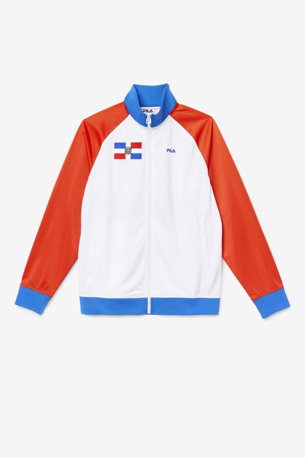 República Dominicana Jaqueta Fila Fiery Vermelho/branco/azul