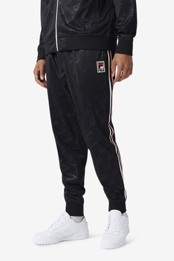 Ridd Track Pant Fila Preto/gardenia/amarelo