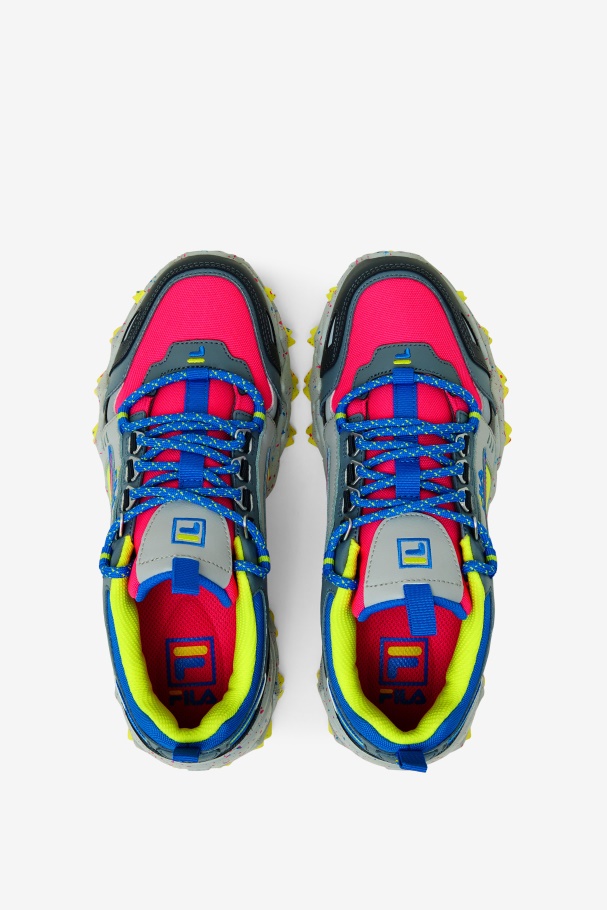 Rosa Glo/monumento/azul Fila Feminino Oakmont Tr