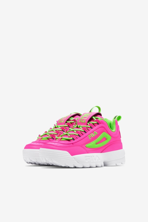 Rosa/verde/branco Disruptor Infantil 2 Premium Fila
