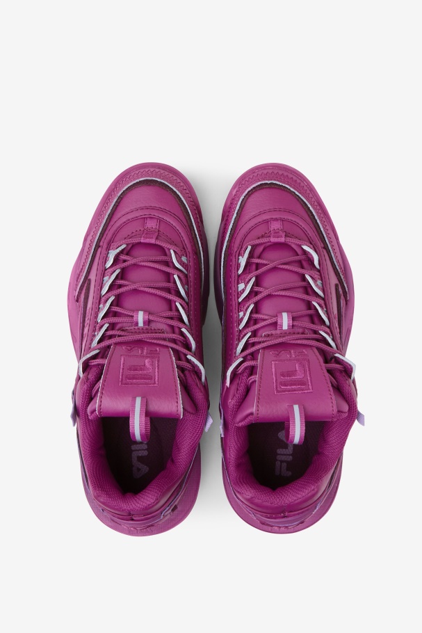 Rouge/grape Wine Fila Disruptor Feminino 2 Exp