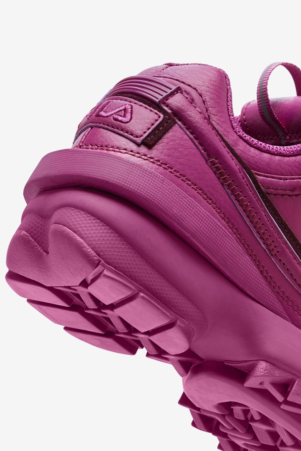 Rouge/grape Wine Fila Disruptor Feminino 2 Exp