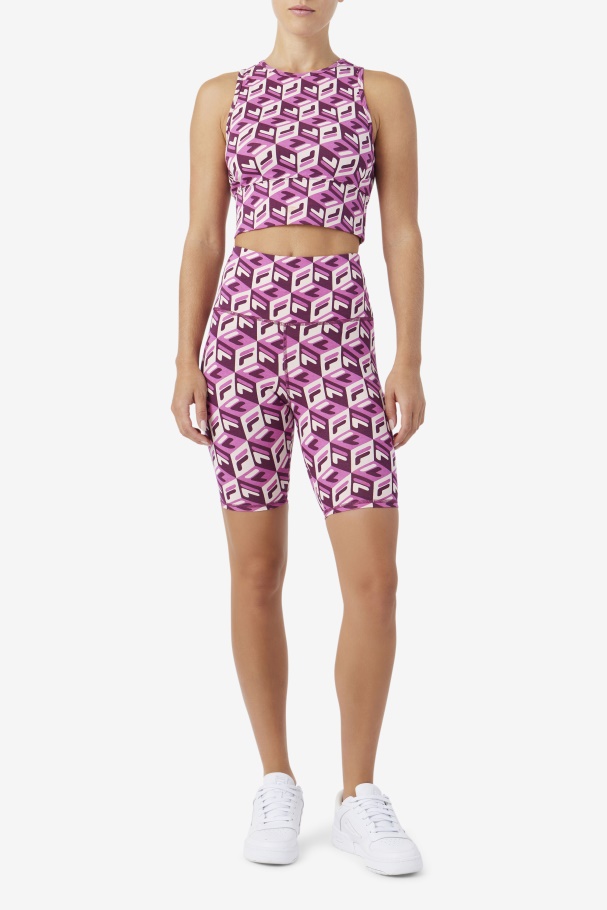 Rouge/potpourri/vinho De Uva Fila Ainhoa ​​bike Short