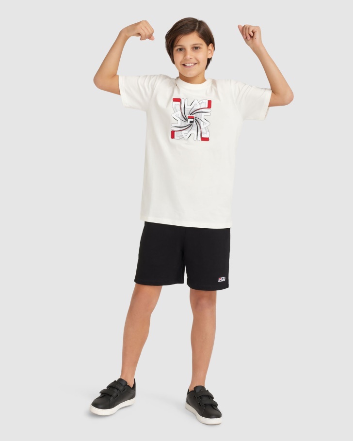 Ryan Tee Fila Do Menino Branco