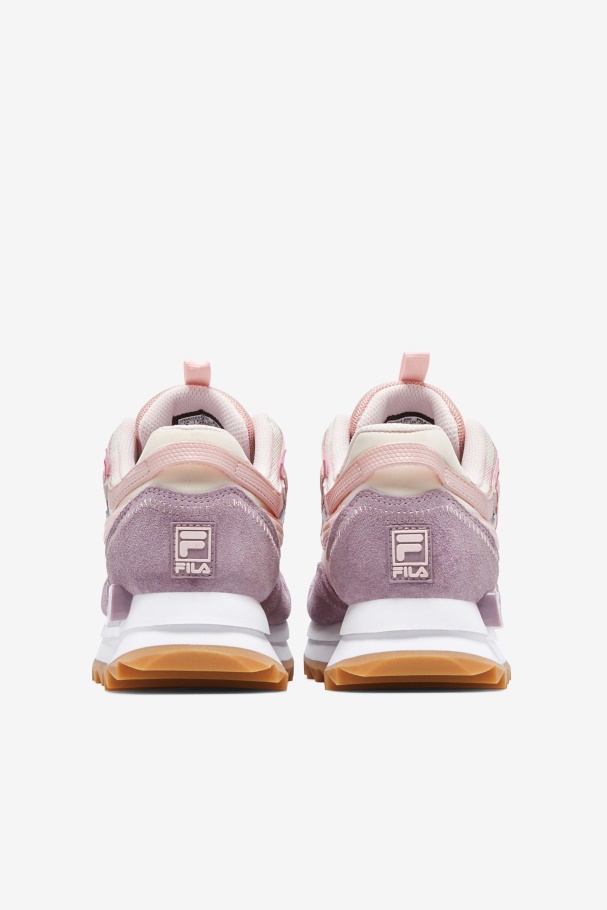 Sandenal Feminino Orbit Eggnog/rosa/pêssego Da Fila