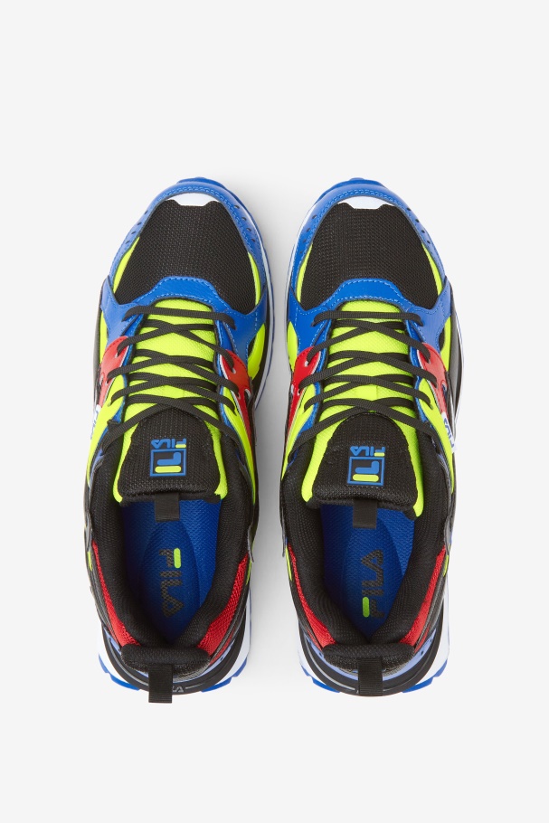 Sandenal Masculino Preto/azul/amarelo Fila