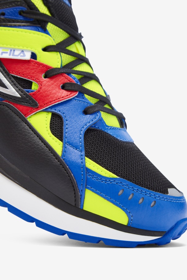 Sandenal Masculino Preto/azul/amarelo Fila