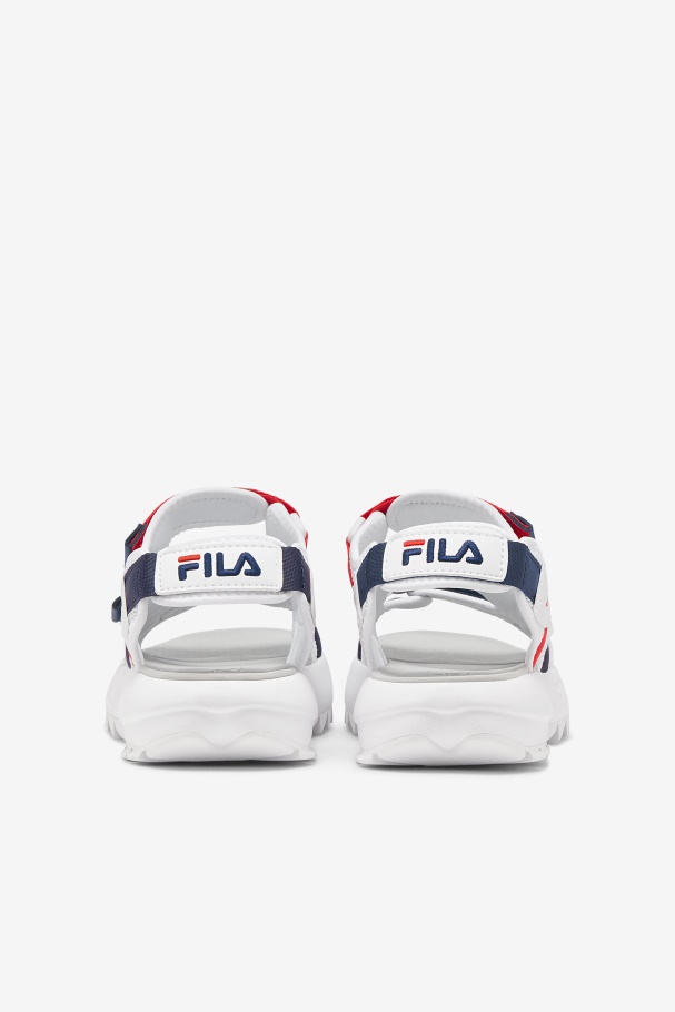 Sandália Disruptora Masculina Fila Branco/marinho/vermelho