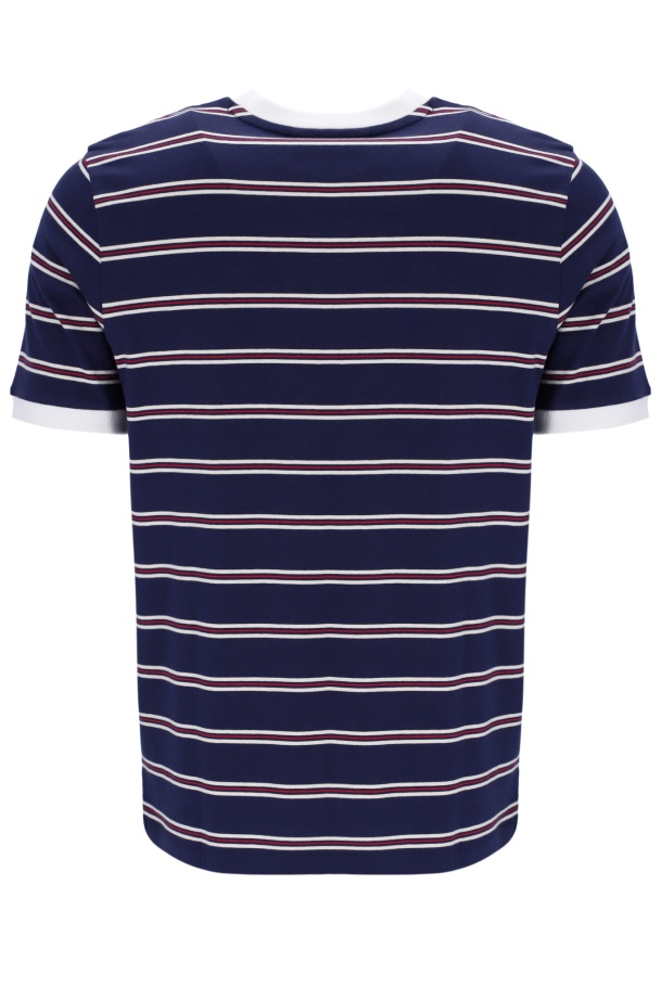 Santiago Camiseta Ringer Com Listras Heritage Fila