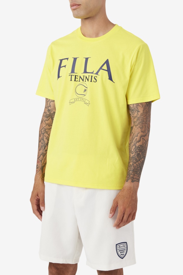 Saran Tee Fila Amarelo/marinho