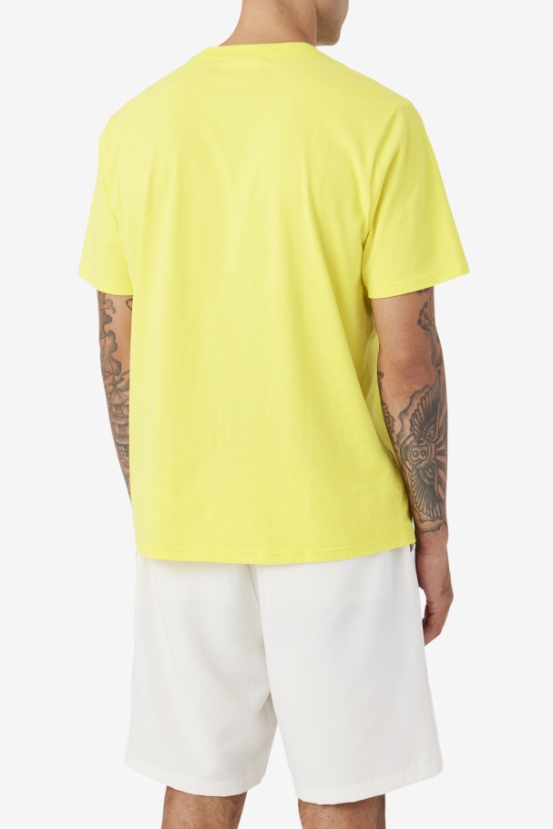 Saran Tee Fila Amarelo/marinho
