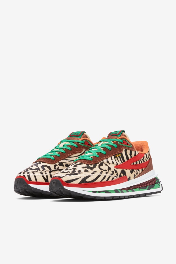 Sequóia/vermelho/pérola Masculina Renno Animal Fila