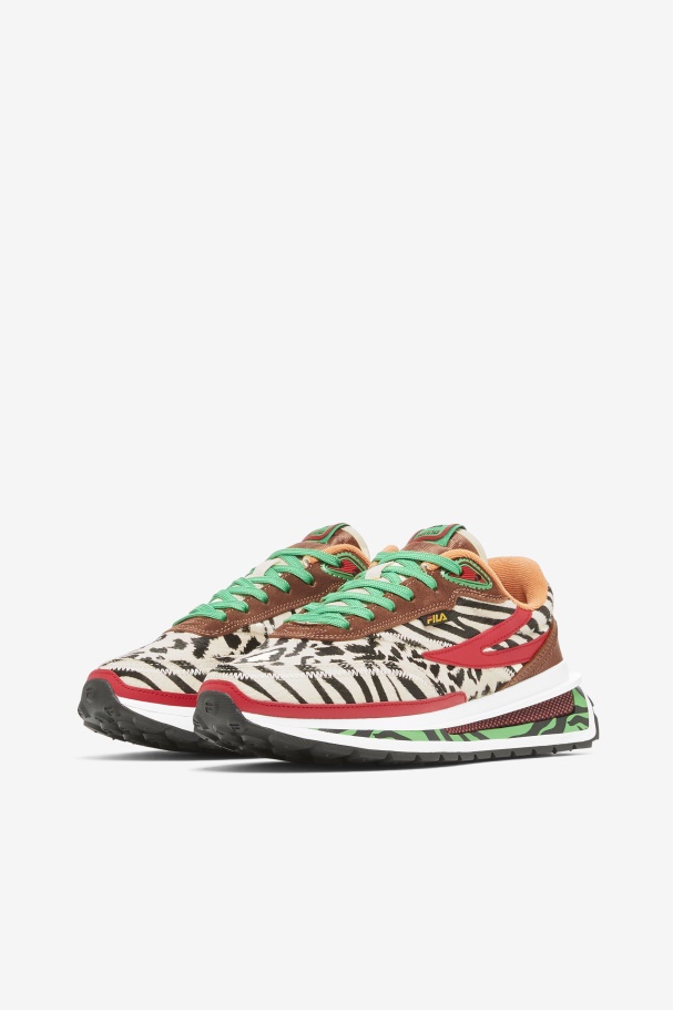 Sequóia/vermelho/seedpearl Fila Feminino Renno Zero Animal