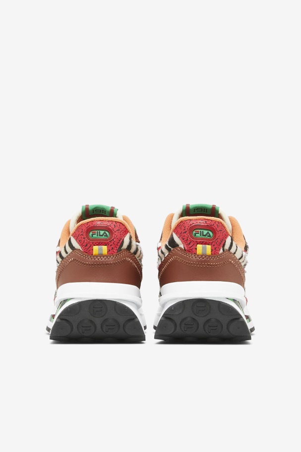 Sequóia/vermelho/seedpearl Fila Feminino Renno Zero Animal