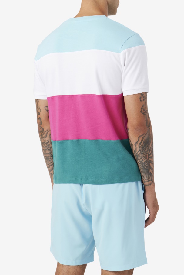 Servir Tripulação Branco/roxo/petit Four Fila