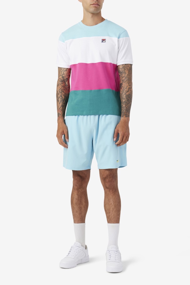 Servir Tripulação Branco/roxo/petit Four Fila