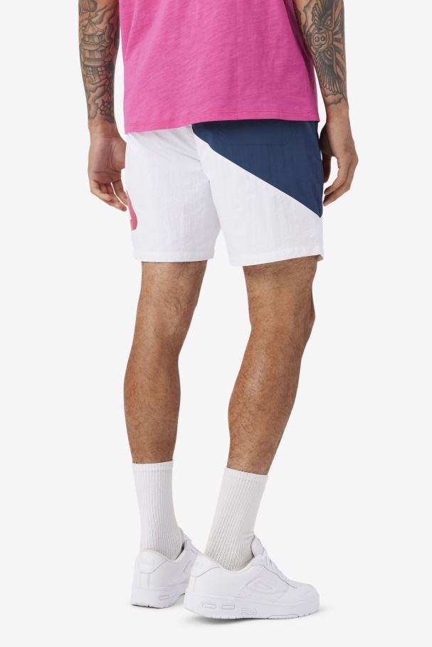 Short De Banho Ama Marinho/branco/roxo