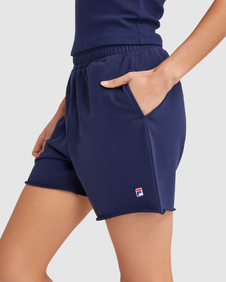 Short Feminino Cinzia Azul Marinho Novo