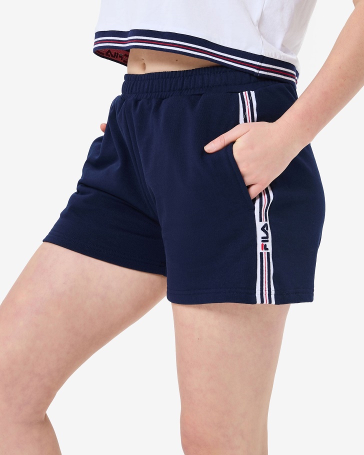 Short Feminino Lia Novo Azul Marinho Fila