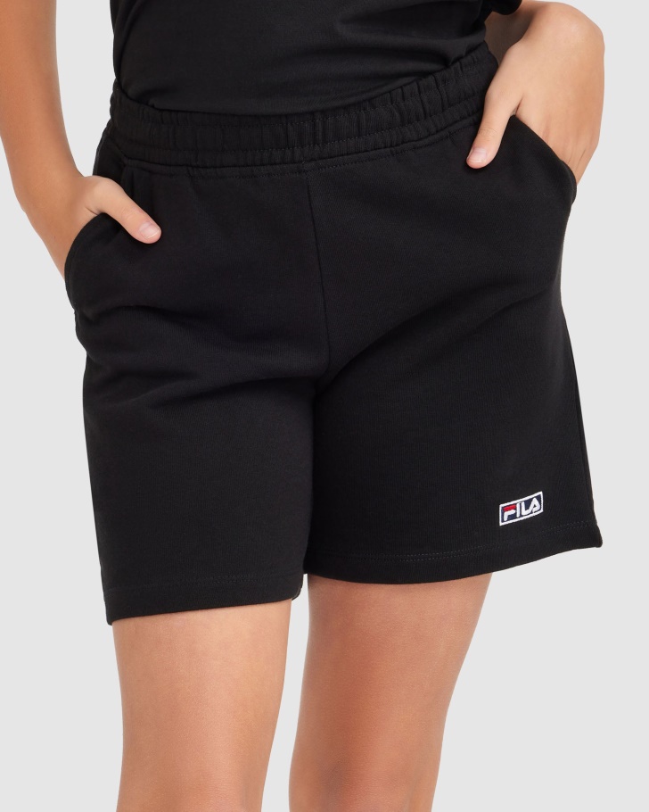Short Parker Infantil Fila Preto